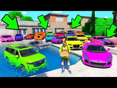 Видео: УГНАЛИ 20 ЧИТ ТАЧЕК У МАЖОРОВ ЗА 180 СЕКУНД В ГТА 5! БИТВА ВОРОВ В GTA 5 ONLINE!