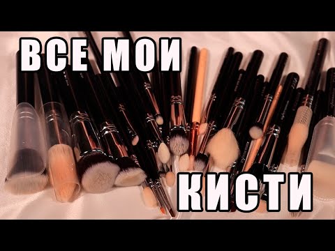 Видео: Все Мои Кисти Для Макияжа. Часть 2. Бюджетные и дорогие. Релуи, Vitex, Manly Pro, Zoeva и тд