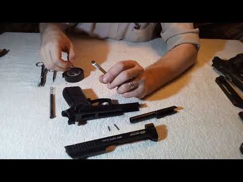 Видео: Пневматика СО2. Беретту 92-авто делаем меткой