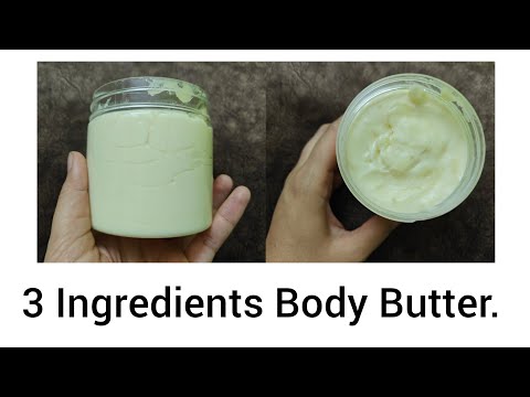 Видео: Легкое взбитое масло для тела из 3 ингредиентов|Взбитое масло для тела|Рецепт масла ши для тела|М...