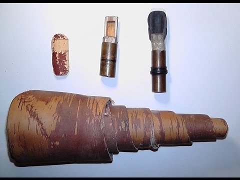 Видео: Самодельный рог и манок Охота Изюбриный гон Альшевский 2015