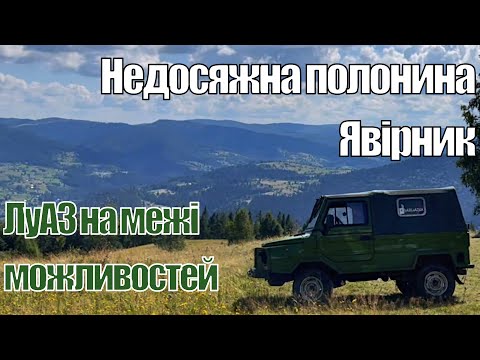 Видео: Недосяжна полонина Явірник. ЛуАЗ на межі можливостей!