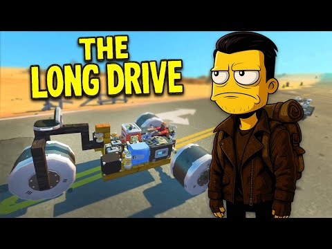 Видео: ТРИ МАШИНЫ - LONG DRIVE в Scrap Mechanic