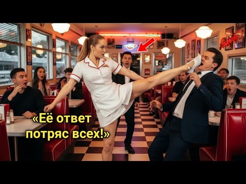 Видео: Миллионер накричал на скромную официантку… Но её один смелый ответ оставил всех в шоке!