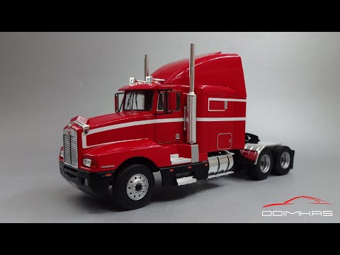 Видео: Kenworth T600 1984 || IXO Models | Дальнобойщики || Масштабные модели грузовых автомобилей 1:43