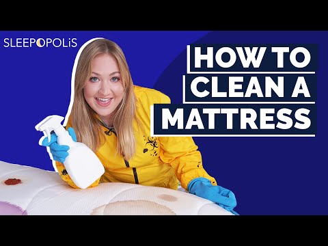 Видео: Как почистить матрас — легко удалить мочу, кровь, пятна от еды и т. д.!