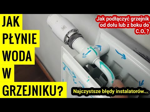 Видео: Как течет вода в радиаторе центрального отопления? Конструкция панельного радиатора - как подключить