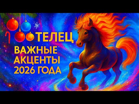 Видео: ТЕЛЕЦ - ТОЧНЫЙ ТАРО ПРОГНОЗ, ГОРОСКОП на 2026 год - ГОДОВОЙ ПРОГНОЗ - ВАЖНЫЕ АКЦЕНТЫ