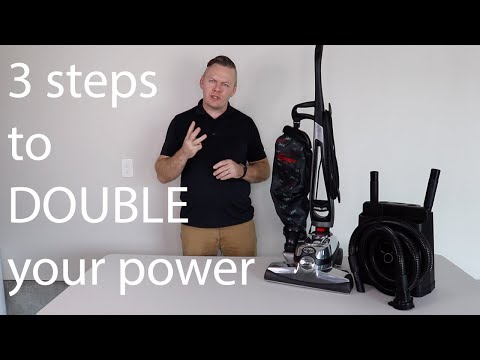 Видео: Как увеличить мощность всасывания пылесоса Kirby в 2 или 2 раза
