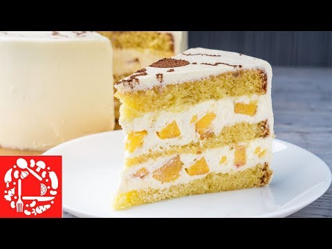 Видео: Все, кто пробовал этот торт, просят рецепт! 🍰🍰🍰 Обалденный Торт с Персиками!