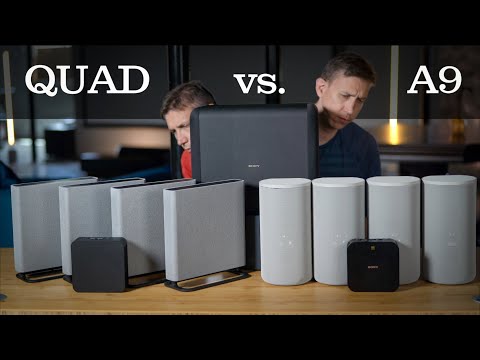 Видео: Sony Bravia Theater Quad против Sony HT-A9