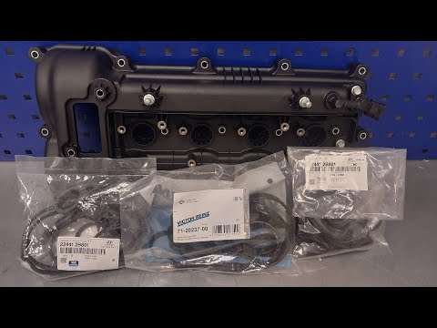 Видео: Прокладка клапанной крышки 224412B800/224412B801 взаимозаменяемость, Victor Reinz и контрафакт.