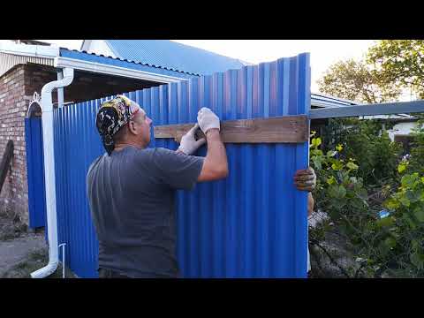 Видео: как прикрутить профлист