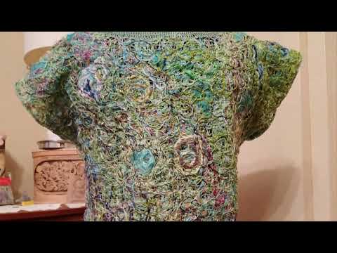 Видео: История 2-х летнего МК по Crazy wool : покрывало, летняя кофточка, много добра и красоты