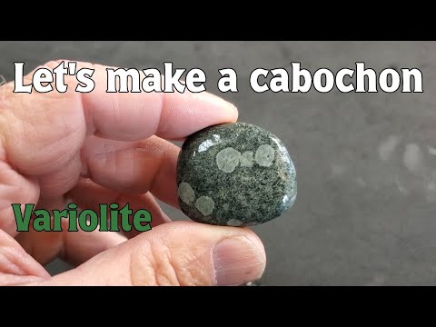 Видео: Вариолит... Давайте сделаем кабошон... Эпизод 16