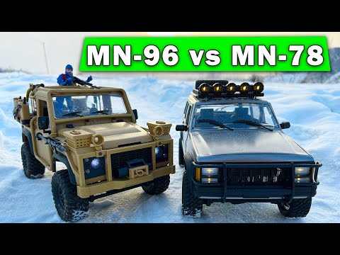 Видео: Сравнение  MN-96 и MN-78. Зимний тест MN MODEL