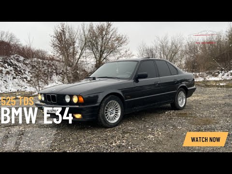 Видео: BMW E34 525 TDS. Стильно і надійно