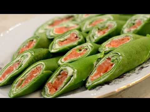 Видео: ШПИНАТНІ МЛИНЦІ З ЧЕРВОНОЮ РИБОЮ.МЛИНЦІ ШПИНАТНІ З ЧЕРВОНОЮ РИБОЮ ТА ВЕРШКОВИМ СИРОМ РЕЦЕПТ.