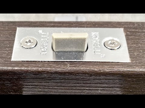 Видео: Врезка защелки 57/25 в межкомнатную дверь шаблоном Павла Солдатова.