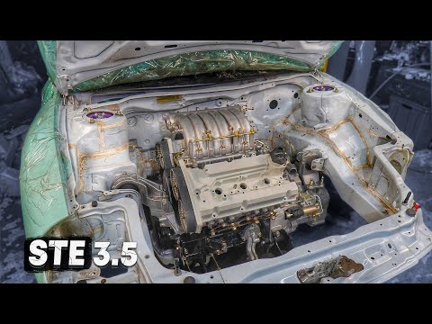 Видео: РЕСТАВРАЦИЯ БЕЗ РАЗБОРА, СБОРКА И УСТАНОВКА В АВТО 30-ЛЕТНЕГО МОТОРА V6 6A13TT