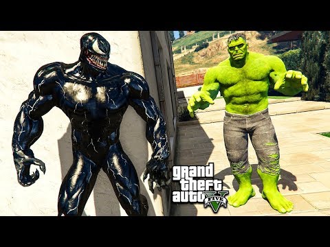 Видео: ВЕНОМ ПРОТИВ ХАЛКА В ГТА 5 МОДЫ! VENOM VS HULK ОБЗОР МОДА ВИДЕО ИГРЫ GTA 5 MODS