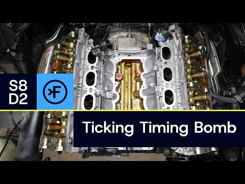 Видео: Предотвращение полного отказа ГРМ при поиске утечек на D2 S8 | AYS 4.2 #audi