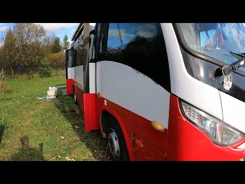 Видео: Автодом из автобуса (часть 1) шумоизоляция, тест нового холодильника.