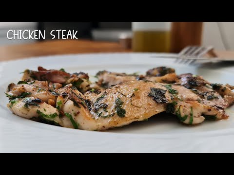 Видео: Стейк из куриного бедра