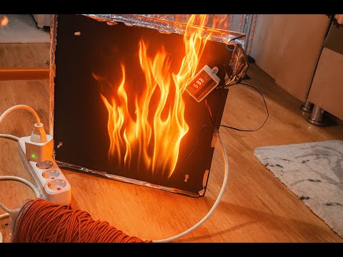 Видео: Отопление за копейки! Секрет инфракрасного обогревателя