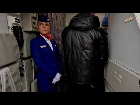 Видео: Superjet 100 а/к Россия | Рейс Москва – Санкт-Петербург