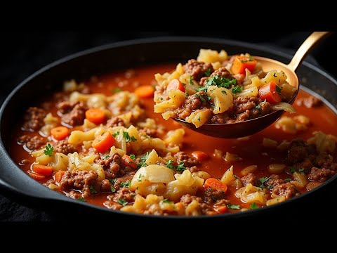 Видео: СЕРЬЕЗНО, я мог бы есть этот говяжий фарш с капустой всю зиму 🍲❄️