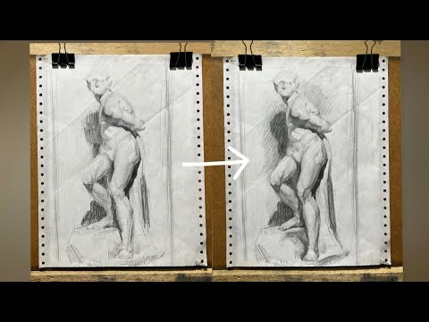 Видео: Почему тень не работает как тень. Надо ли заканчивать работу. Как правильно штриховать фон. 