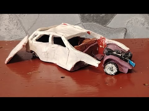 Видео: Разбил ваз 2109 из пластилина. 