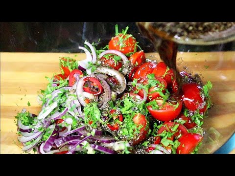 Видео: Быстрые закусочные помидоры! Простой рецепт на каждый день