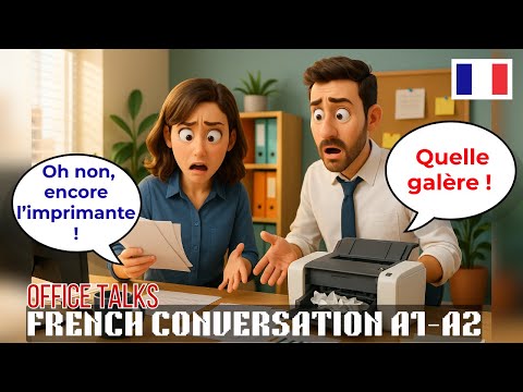 Видео: Изучайте реальные разговоры на французском | Неформальные беседы в офисе | Уровень A1–A2