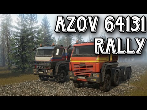 Видео: Azov 64131 - Rally / Snowrunner / Автомобили из игр