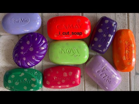 Видео: ASMR cutting dry soap/soap carving/relax video/резка сухого мыла