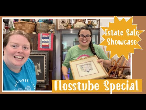 Видео: Спецвыпуск Flosstube ❤️ Обзор распродажи и парад покупок полностью готовых вышивок крестиком