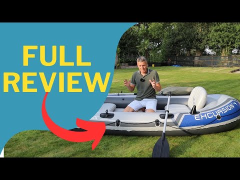 Видео: Intex Excursion 4 — лучшая надувная лодка? Узнайте прямо сейчас!