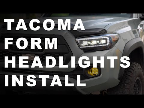 Видео: Установка совершенно новых фар Tacoma Form