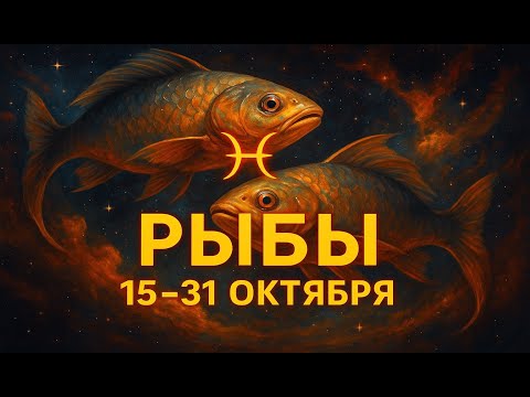 Видео: 5 Секретов которые Рыбы ♓ Должны Знать о Конце Октября 2025