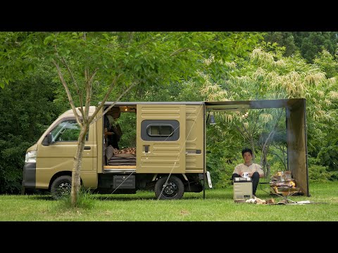 Видео: Лечебный соло-лагерь на плато с речкой Костровая кухня Расслабляющая природа АСМР