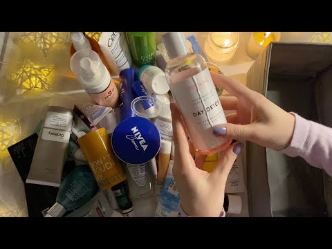 Видео: АСМР Моя косметика Часть 2. Тихий голос. Таппинг | ASMR My Skincare Products. Soft Voice. Tapping