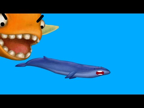 Видео: Неносная золотая рыбка съела синего кита и стала самой большой рыбой. Прохождение tasty blue #1