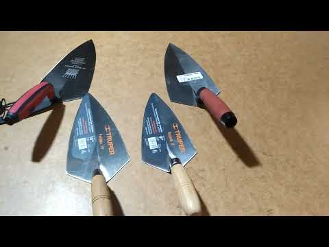 Видео: Кельма каменщика  Truper филадельфия 9"/10" пр-во Мексика.