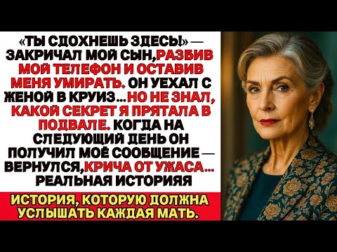 Видео: Я ПЛАКАЛА, ЧИТАЯ! «Сдохни тут!» — крикнул мой сын, бросив меня умирать, а сам уехал с женой в отпуск