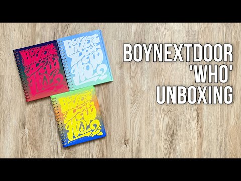 Видео: BOYNEXTDOOR 'WHO' (FULL set) Unboxing | Обзор | Распаковка | Анбоксинг