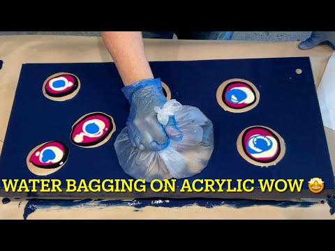 Видео: ЭТО НЕОБЫЧНО И ОЧЕНЬ ВЕСЕЛО! Нанесение воды на акрил — просто ВАУ! 🤩 ОБЯЗАТЕЛЬНО ПОПРОБУЙТЕ ДОМАШ...