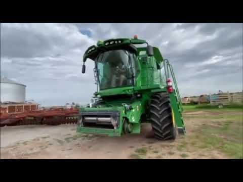Видео: Зерновой Комбайн John Deere S 670 из США