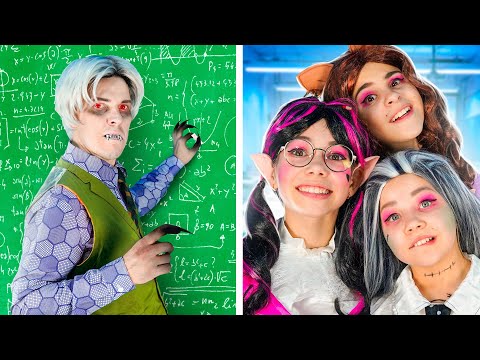 Видео: ЕСЛИ МОЙ УЧИТЕЛЬ ВАМПИР?! ШКОЛЬНАЯ жизнь МОНСТРОВ! TEEN-Z В РЕАЛЬНОЙ ЖИЗНИ!